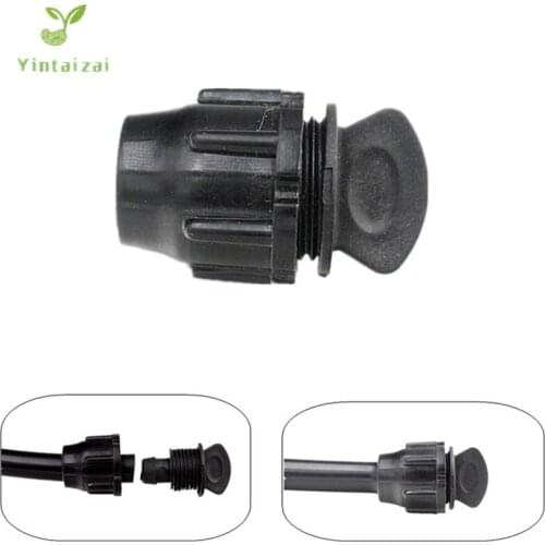 3/8" Lock Connector (11 x 8 mm)End Cap Micro Irrigation Tubing Micro Drip Irrigator Fitting Garden and Watering Connector