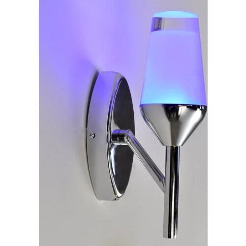 Contemporary and contracted LED glass wall lamp corridor corridor cafe restaurant bedroom fashion personality