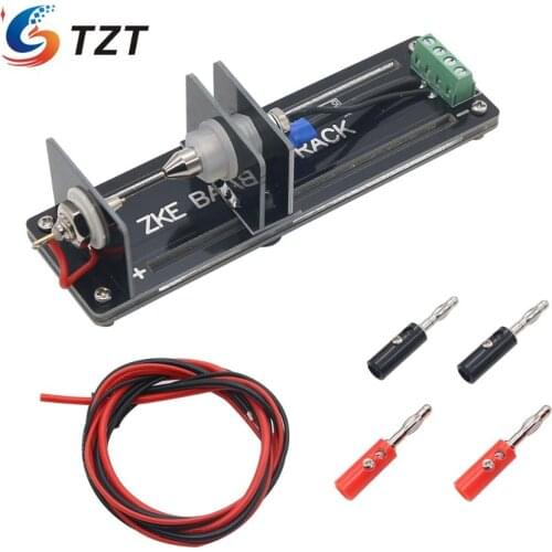 TZT Battery Test Stand Battery Holder 10A Tester for 32650 26650 21700 AAA 18650 Quad 4 Battery