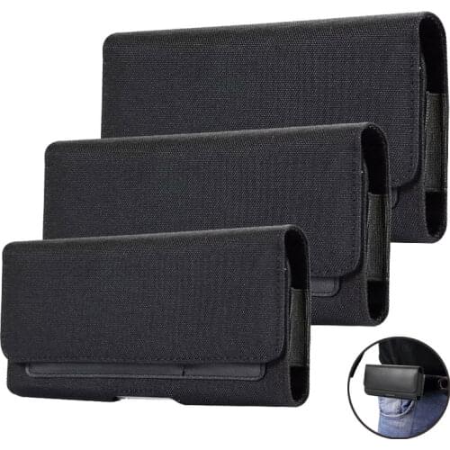 Universal Casual Phone Pouch For Samsung S10e S9 S8 S20 plus Note8 9 A10 A30 A50 J4 J6 J8 Case Belt Clip Holster Bag Flip Cover