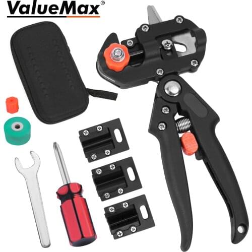ValueMax Grafting Pliers Set Professional Branch Cutter Secateur Fruit Tree Garden Pruning Scissor Tools With 3 Kinds Of Blades