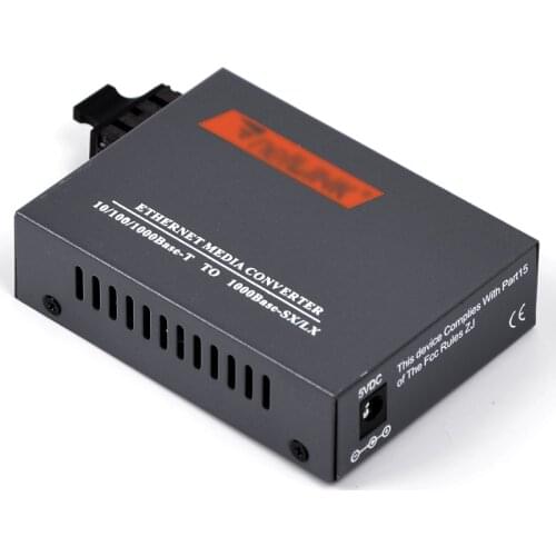 1000Base-SX/LX Netlink HTB-GM-03-SC Fiber Optical media converter Multimode Double Optic RJ45 2KM Fiber Transceiver
