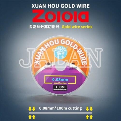 Xuan Hou 0.028mm Gold Wire Glass Separate Cutting Wires LCD Screen Display Non-Destructive Touch Polarizer Mobile Phone Repair