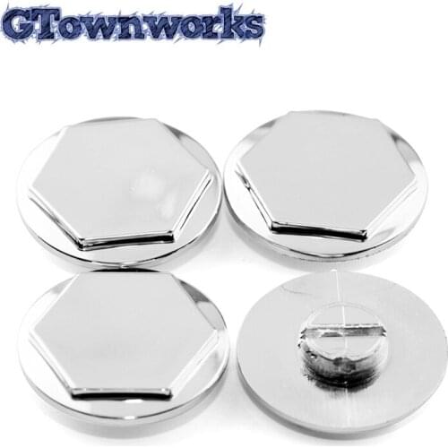 100pcs 27.3mm D-006 Wheel Rivets Nuts Rim Lip Decorative University Nail Covers Protection Dust For Car Refit Chrome Silver ABS