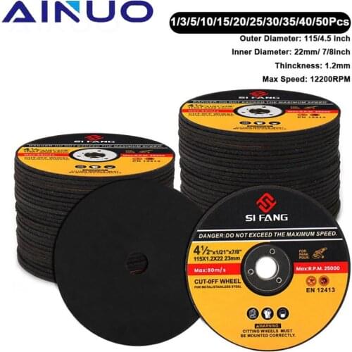 115mm Metal Cutting Disc Cut Off Wheels Flap Sanding Grinding Angle Grinder Stainless Steel Cutting Tool Accessories 3-60Pcs
