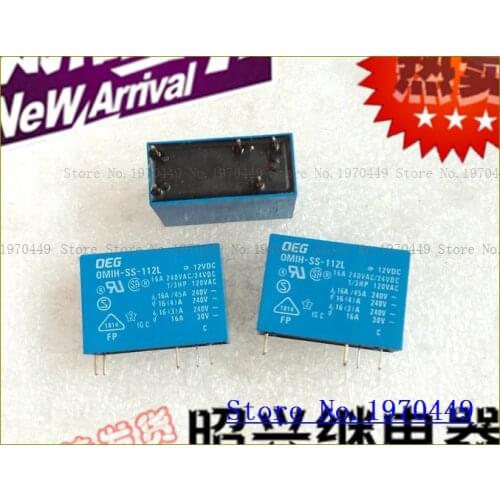 OMIH-SS-112L 12VDC OMIH-SH-112L 16A