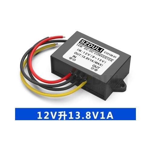 12v liter 13.8v DC booster 12v to 13.5v car power module 12v to 14v regulator