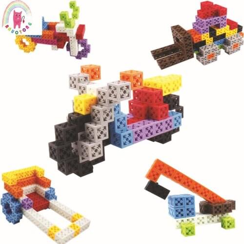 178pcs plastic building block set DIY creative education toy construction vehicle animal model 3D assembly of children toy gifts