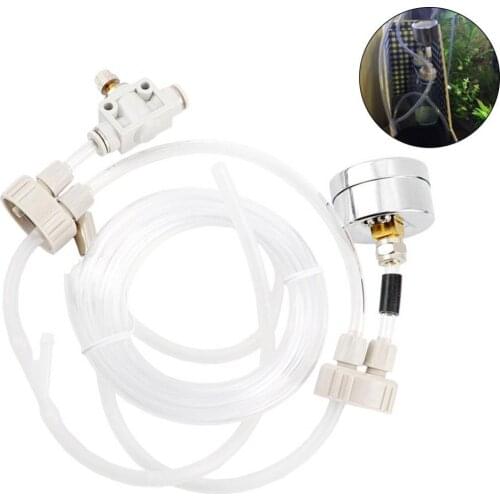 80% Hot Sales!!! Fish Tank Aquarium Water Plant CO2 Carbon Dioxide Generator Valves System Kit