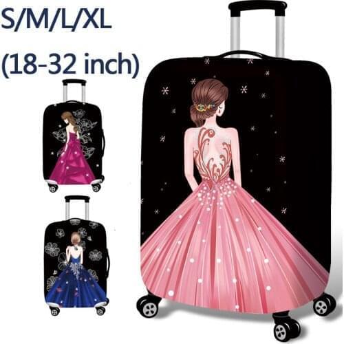 Luggage Case Travel Suitcase Trolley Case Protective Cover Dust Cover Elasticity 18-32 Wear-resistant Durable Thickening