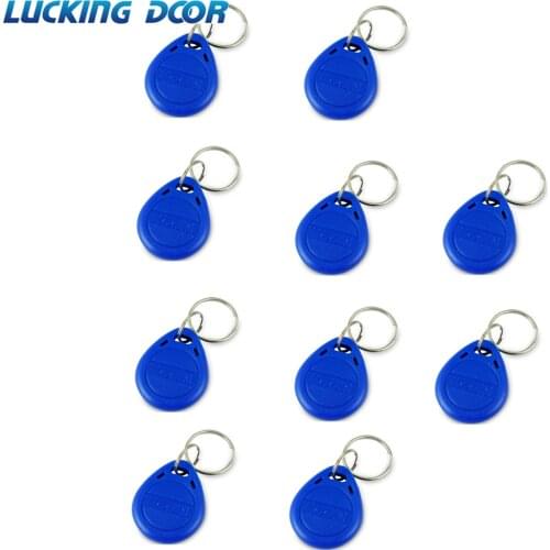 100pcs/lot 125khz RFID Keychain Stickers Card Tag Key ID Keyfob TK4100 Door Entry Access Control EM Key Chain Token