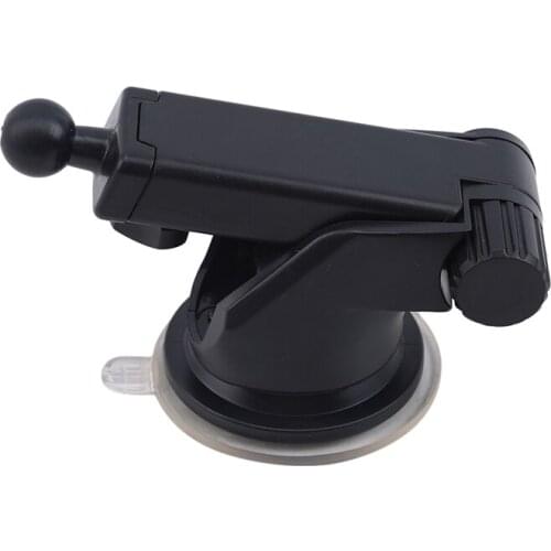 Black Car Telescopic Long Arm Bracket Suction Cup Base Silicone Mobile Phone Bracket