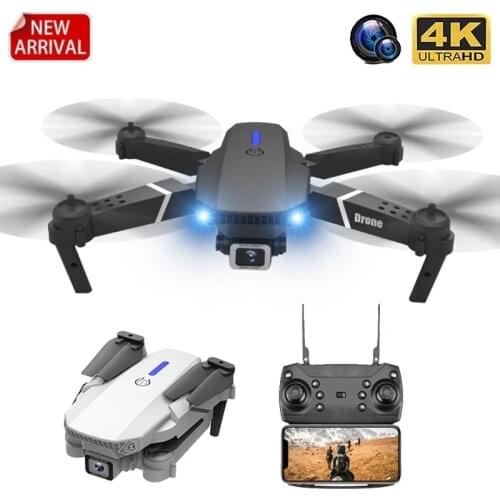 RC Quadrocopter Drone With 4K HD 1080P WIFI FPV Camera Foldable One-Key Return Childrens Toys Mini Drones Anti-Drop Dron Toy