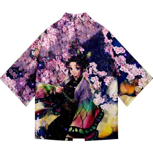 Hot Sale Demon Slayer Kimetsu No Yaiba Kimono Men/Women Fashion Casual Kimono Harajuku Style Unisex Kimono Clothes