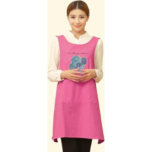 Kitchen Household Anti-fouling Apron Cute Japanese Fashion Aprons Cooking Housework Adult men and women Apron Smock