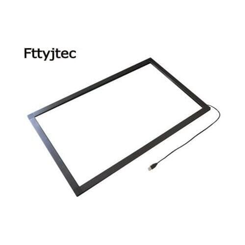 15.4 inch IR multi touch screen overlay, real 10 points touch screen panel kit for monitor,Infrared touch screen frame