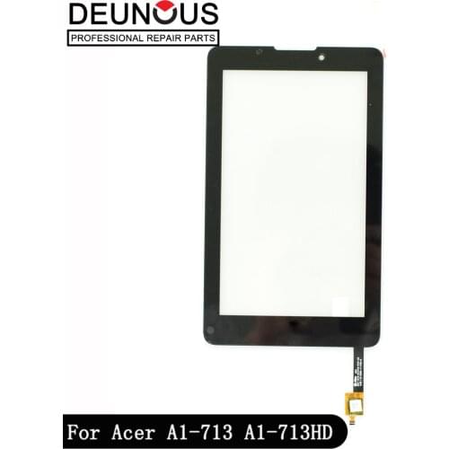 New 7" For Acer iconia Tab7 Tab 7 A1-713 A1-713HD Touch Screen Digitizer Sensor Glass Panel Tablet PC Replacement Parts