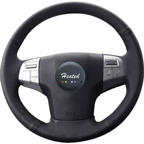 Braiding cover for Steering Wheel Cover for isuzu dmax 2014 mu-x volante del coche braid on the steering wheel