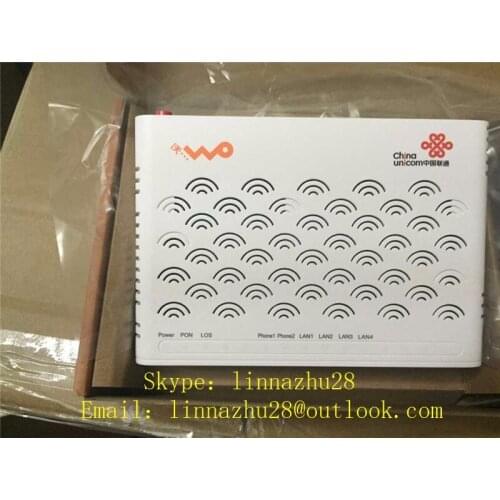 Original new ZTE ZXHN F417 EPON ONU , WITH 4 lan port + 2 voice port, both support H248 + SIP