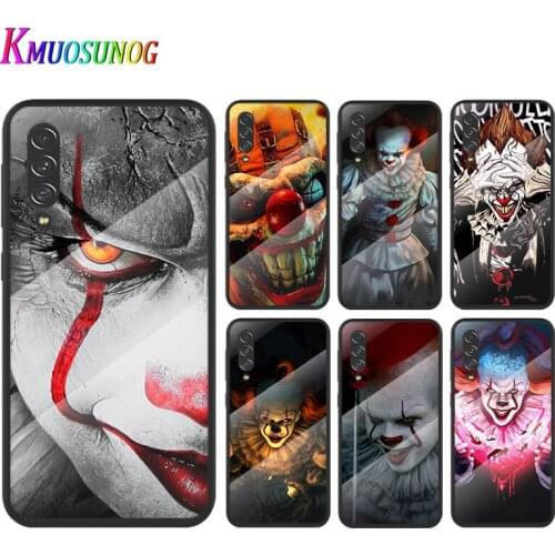 Pennywise Clown For Samsung Note 20 10 9 8 Ultra Lite Plus 5G A70 A50 A40 A30 A20 A10 Tempered Glass Phone Case