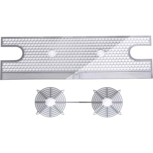 Stainless steel Grille Water Tank Heat Sink Plate for 1:10 TRX-4 New Ford Bronco RC Car upgrade parts