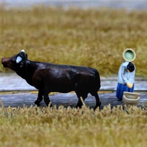 Rice Field Series Model Grass 1:72 1:87 Ho Model Train Table Materia Construction Paddy Scene DIY Sand Miniature Landscape R2U9