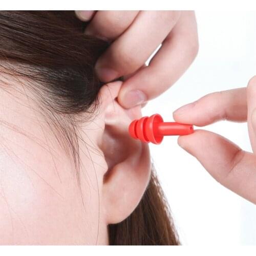 Silicone Ear Plugs Anti Noise Snore Earplugs Comfortable for Study Sleep Earplugs Stop Snoring Device Anti Snoring Sleep Snoring