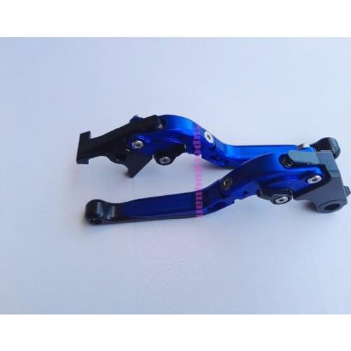 New motorcycle motorbike CNC Foldable Extendable brake&Clutch Levers Blue For Honda CB600F Hornet CB599 CB600 CB 600 1998-2006