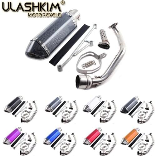 Scooter SYM kymco 125 SCOOTER exhaust GY6 125CC 150CC NEW RACING HIGH PERFORMANCE BLACK SHORT EXHAUST 152qmi 157qmj engine