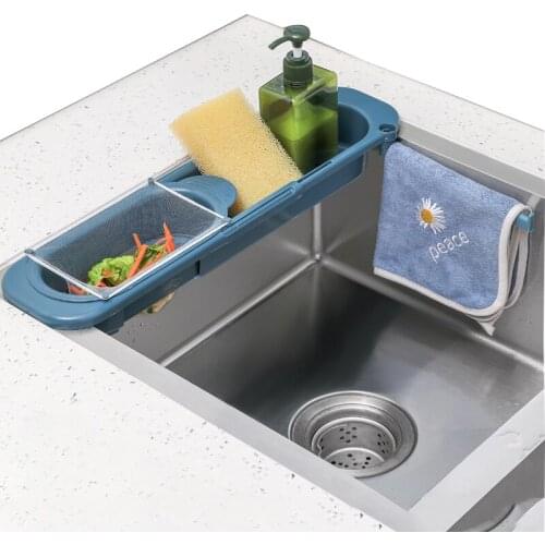 Kitchen Dish Storage Rack, Soap Dispenser Drain Rack, Towel Rack, Used To Store Kitchen Supplies, Kitchen Storage Accessories