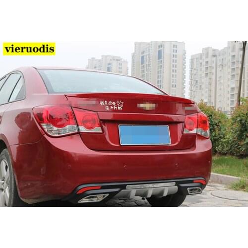 ABS Material Rear Spoiler For Chevrolet Cruze 2010 2011 2012 2013 Primer Color Car Tail Wing Decoration