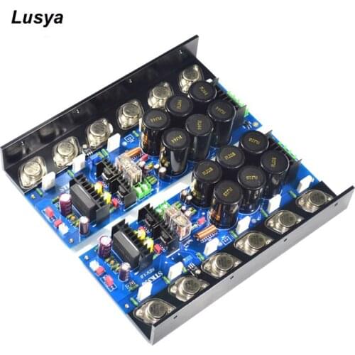 1 pair T350 HiFi gold-seal 12 tube audio amplifier board 300W*300W high power amplificador board T1362