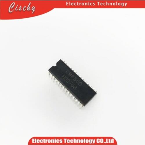 1pcs LM8560 DIP-28 Digital LED Quartz Clock Auto Quartz Clock Display Chip Electronic Clock