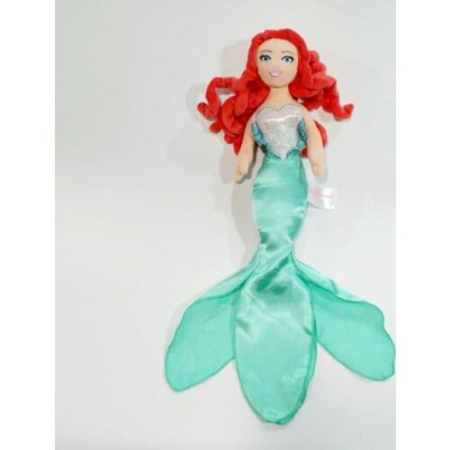 19.6"The Little Mermaid Cartoon Ariel Stuffed Toys 50cm Cute Plush Toys Gifts for Kids Girlsfriend Decoration