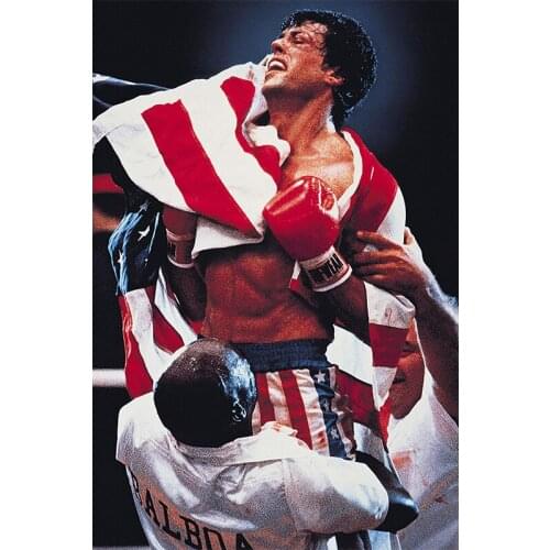 5D Diy Diamond Painting Cross Stitch Full Boxer rocky Photo Picture Diamond Embroidery Needlework Square Diamond Mosaic Kits