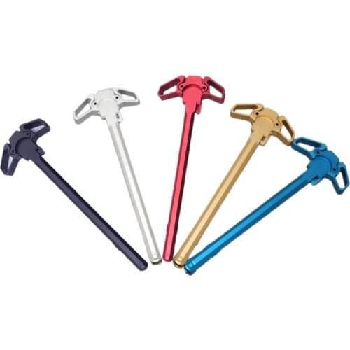 Aluminum Butterfly Pulping Machine Premium Charging Handle Metal Ambidextrous Handle Tool Parts Black Car Accessories