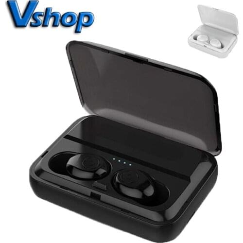 Wireless Headphone Earphone F9 TWS V5.0 Binaural Wireless Stereo Bluetooth Headset with Charging Case