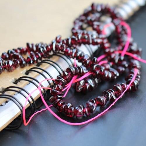 Red Natural Garnet Chip beads Garnet Rough Fashion beads for jewelry making Jewelry accessories