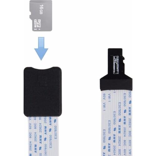Tablet-OOTDTY TF Male To MicroSD Female Flexible Extension Adapter Cable Extender For Phone Car GPS TV 48/60cm-sata to usb
