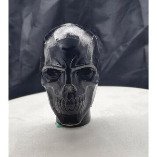 Custom 1/6 Scale Soldier Accessories DC Black Mask Head Sculpture Model for 12"