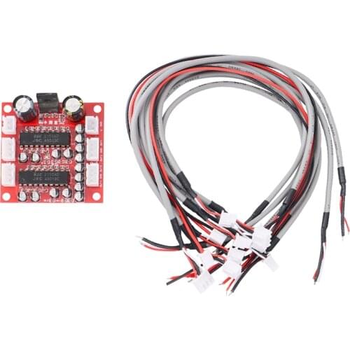 JRC2150 Tone Amplifier Preamp Board 4 Channel Preamplifier Signal BBE Sound Effect Exciter Improve Treble Bass