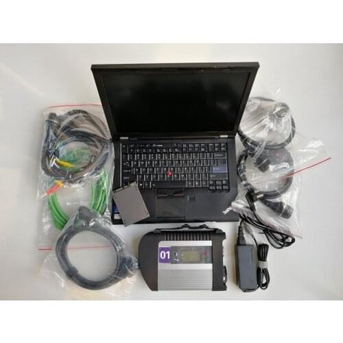 S++ Quality MB Star C4 SD Connect with Software New 2021-3V SSD Laptop T410 i5CPU for star diagnosis c4 Xenntry Diagnostic-Tool