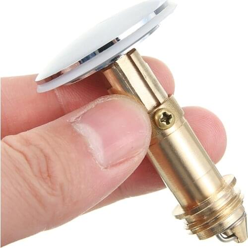 New Brass Basin Sink Click Easy Pop Up Click Clack Plug Bolt Bathroom Supplies For Most Sink Barthtub Basin