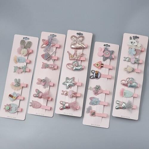 New hair clipa set cute girl animal hair clip hair accessories child birthday holiday gift baby hair accessories Headdress