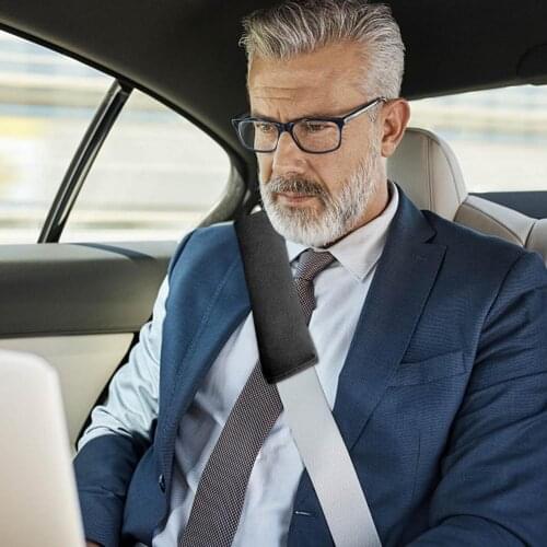 2PCS/Set Seat Safety Belt Shoulder Pad Soft Plush Universal Backpack Straps Cover Protector Car Accessories For Adults Kids 2021