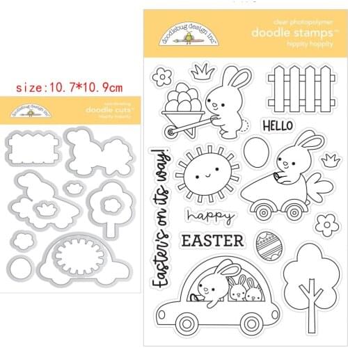 Sirius Bunny at work Metal Cutting Dies and stamps Template for DIY Scrapbooking Photo Album Embossing Decorative Cards new 2021