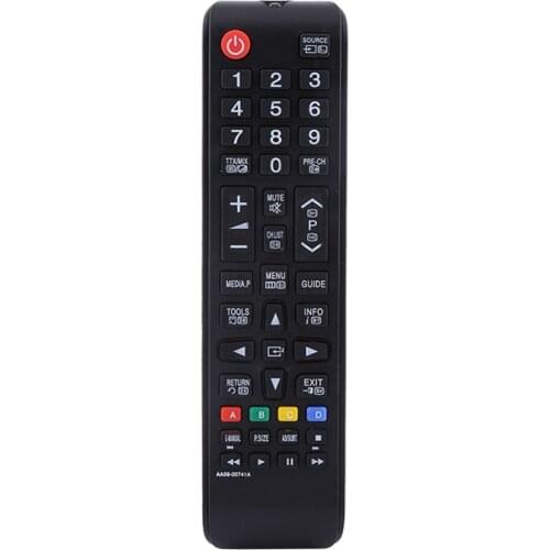 SOONHUA AA59-00741A ABS Black Universal Remote Control 8m Distance 2 AA Batteries Replacement Controller For Samsung LCD LED TV