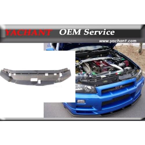 Car Styling Carbon Fiber Cooling Panel Fit For 1999-2002 Skyline R34 GTR Garage Defend Style Cooling Panel