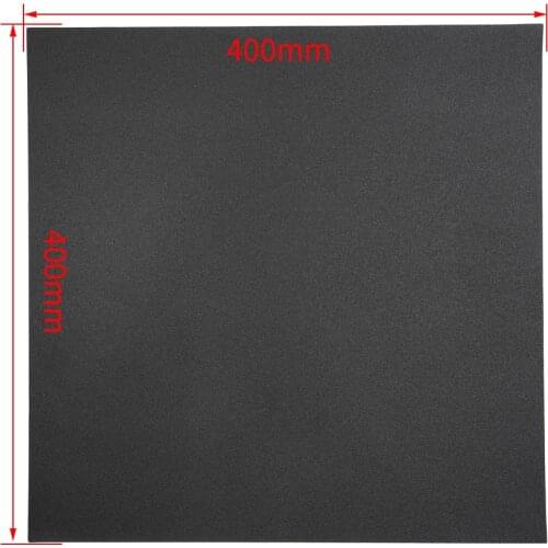 MEGA 1pc 400*400mm 300*300mm 250*250mm Heatbed Sticker Square Black Film Heat Paper for 3D Printer Platform Hot bed Big Surface