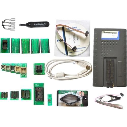 TNM5000 USB EPROM Programmer+12pcs adapters include TSOP48+TSOP56,Fast programming of all EPROM and FLASH memory,Nand Chips
